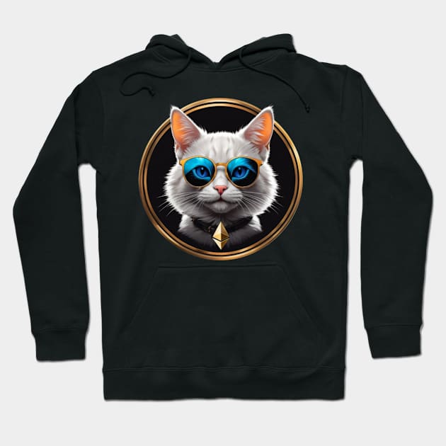 Ethereum Cat Hoodie by SpaceCats